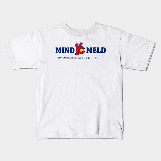 Mind Meld 16 - Fresh Powder & Silver Fox - Wide Kids T-Shirt by ElicitShirts